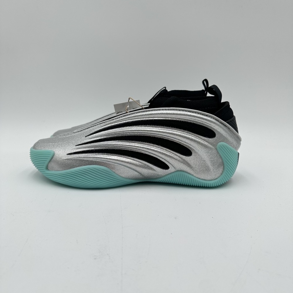 adidas Harden Vol. 9 UNO JS1028 Men's 10.5/Women's 11.5 Silver Aqua NEW